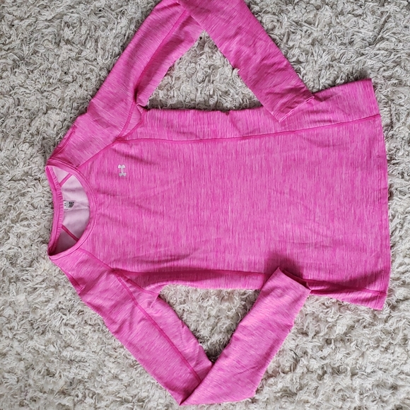Pink Underarmour long sleeve shirt size adult medium - Picture 1 of 4